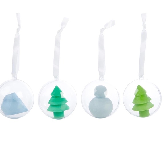 Cosmetic Beauty Sponge Blender Holiday Ornament 11 Piece Set - Picture 2 of 7